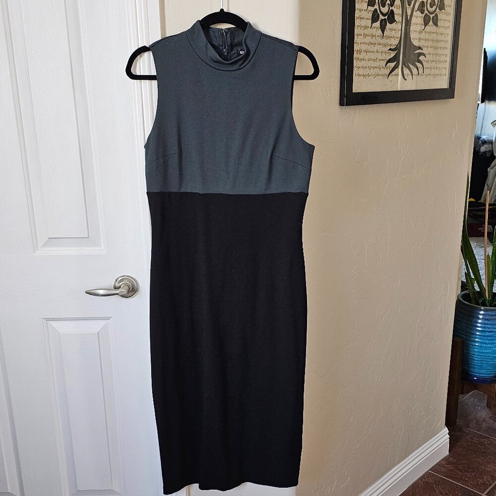 Express color block office wear dress NWT